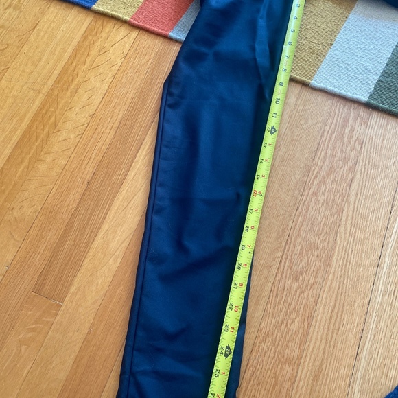 The Row Slim Navy Trousers - Picture 6 of 8